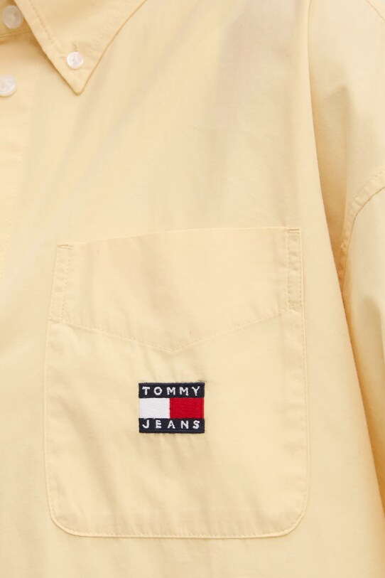 Хлопковая рубашка Tommy Jeans DW0DW19357