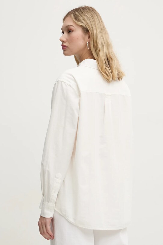 Oblečení Bavlněná košile Tommy Jeans DW0DW19358 béžová