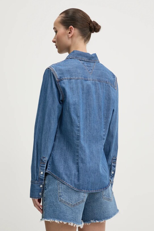 Oblečení Džínová košile Tommy Jeans DW0DW19919 modrá