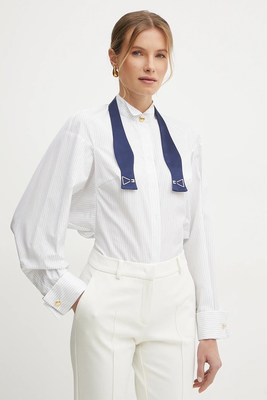 Elisabetta Franchi koszula regular biały CA09151E2