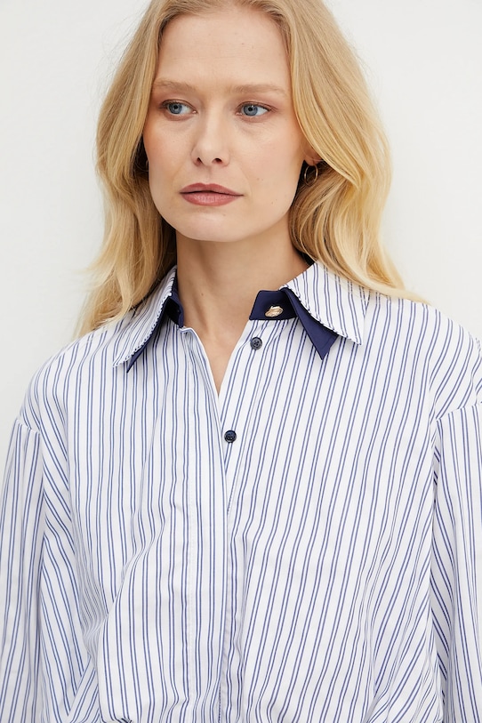 Elisabetta Franchi koszula bawełniana biały CA09451E2