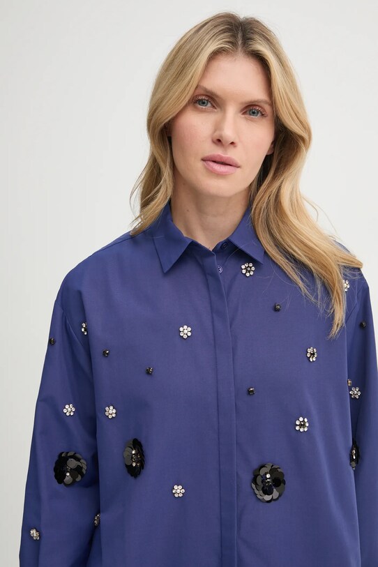 Сорочка Bruuns Bazaar темно-синій BBW4201