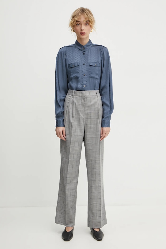 Πουκάμισο Bruuns Bazaar BBW4223 μπλε SS25