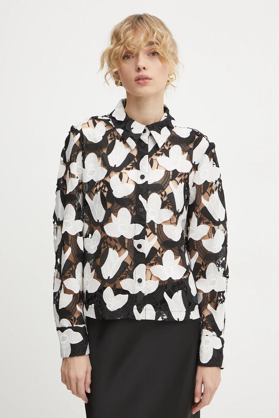 Сорочка Bruuns Bazaar візерунок чорний BBW4250