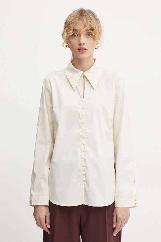 Bruuns Bazaar koszula regular beżowy BBW4264