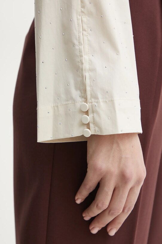 Bruuns Bazaar koszula BBW4264 beżowy