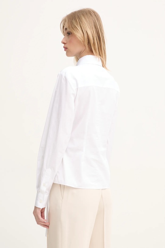 Oblačila Bombažna srajca MSGM 3841MDE14X.257100 bela