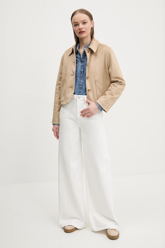 Guess Jeans camasa jeans W5RH35.D5M81 albastru SS25