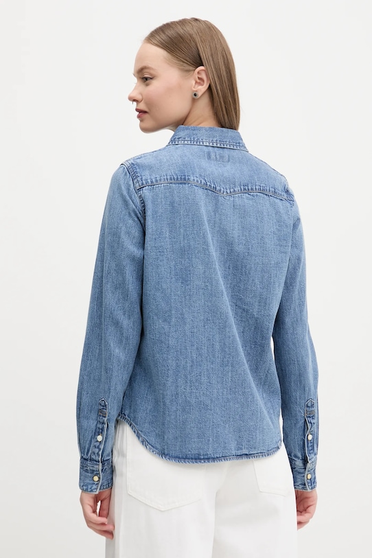 Îmbrăcăminte Guess Jeans camasa jeans W5RH35.D5M81 albastru