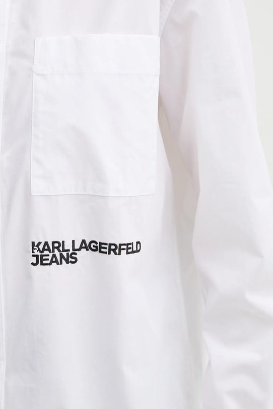 Pamučna košulja Karl Lagerfeld Jeans A1W11001 bijela