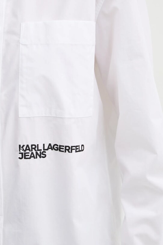Bavlnená košeľa Karl Lagerfeld Jeans A1W11001 béžová