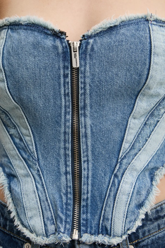 Karl Lagerfeld Jeans top din denim A1W17155 albastru