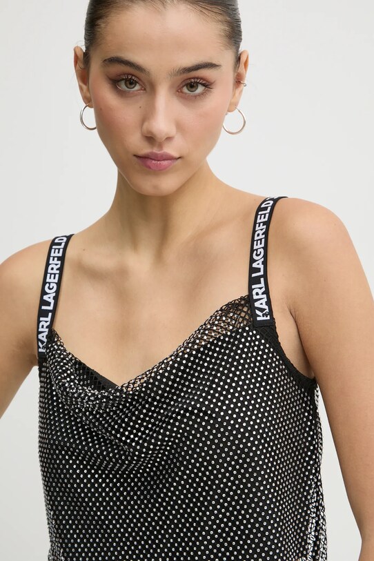 Top Karl Lagerfeld Jeans crna A1W11010