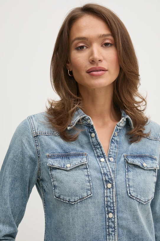 Tommy Hilfiger koszula jeansowa niebieski WW0WW43730