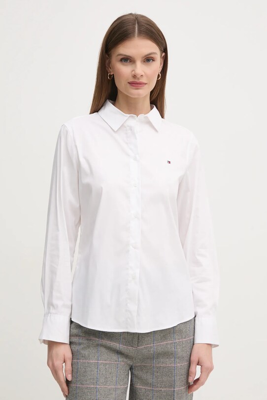 Рубашка Tommy Hilfiger длинный белый WW0WW44084