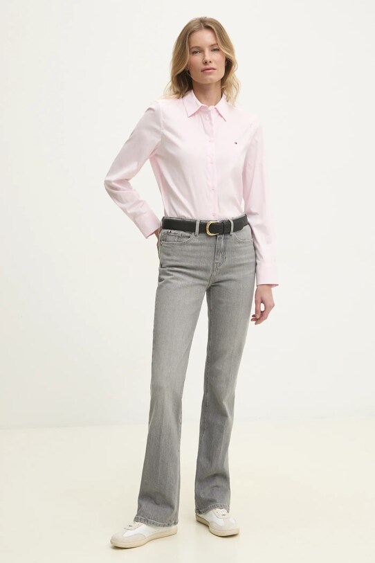 Сорочка Tommy Hilfiger WW0WW44084 рожевий SS25