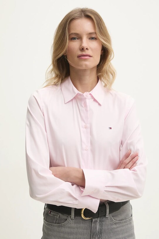 Сорочка Tommy Hilfiger рожевий WW0WW44084