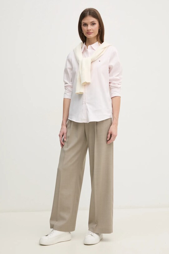 Сорочка Tommy Hilfiger WW0WW44084 рожевий SS25
