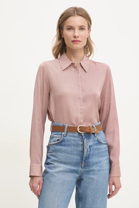 Tommy Hilfiger camicia regolare granata WW0WW44036