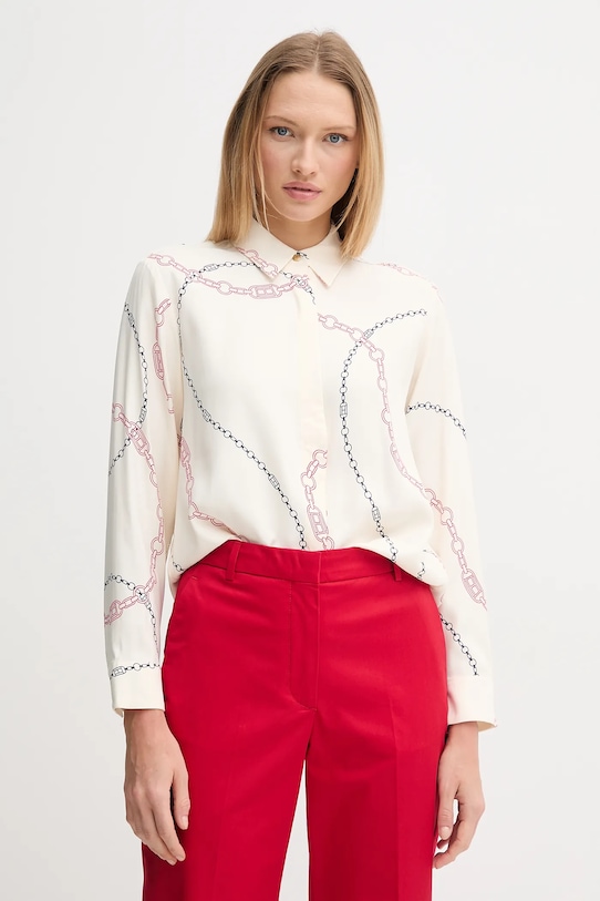 Tommy Hilfiger koszula klasyczny beżowy WW0WW44045