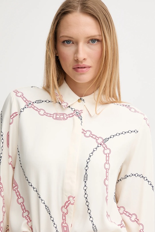 Tommy Hilfiger koszula beżowy WW0WW44045