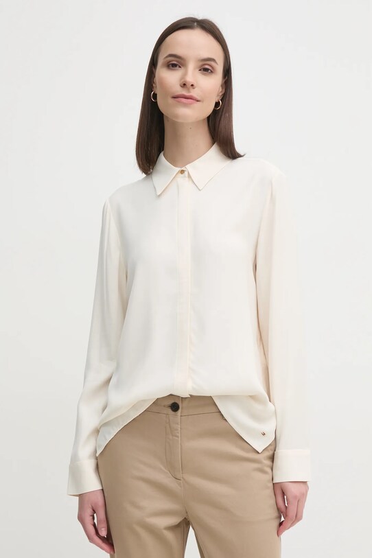 Сорочка Tommy Hilfiger довгий бежевий WW0WW44045