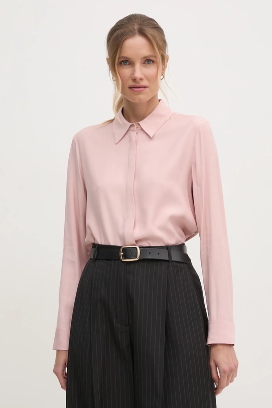 Tommy Hilfiger camicia lunga rosa WW0WW44045