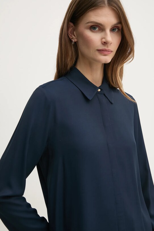 Košile Tommy Hilfiger námořnická modř WW0WW44045