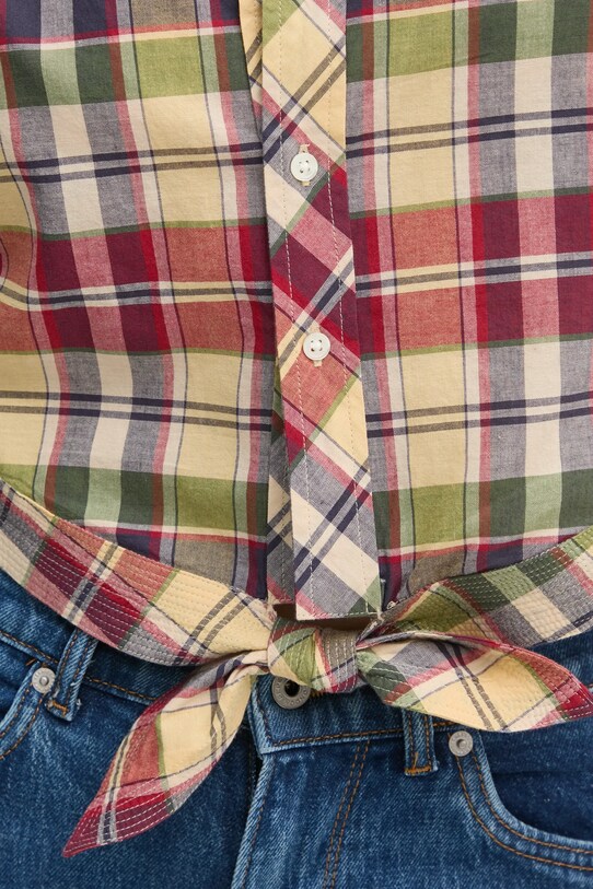 Хлопковая рубашка Polo Ralph Lauren 211959816 мультиколор