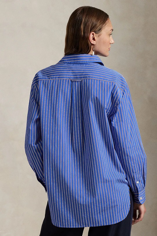 Bavlněná košile Polo Ralph Lauren 211968218 vícebarevná SS25