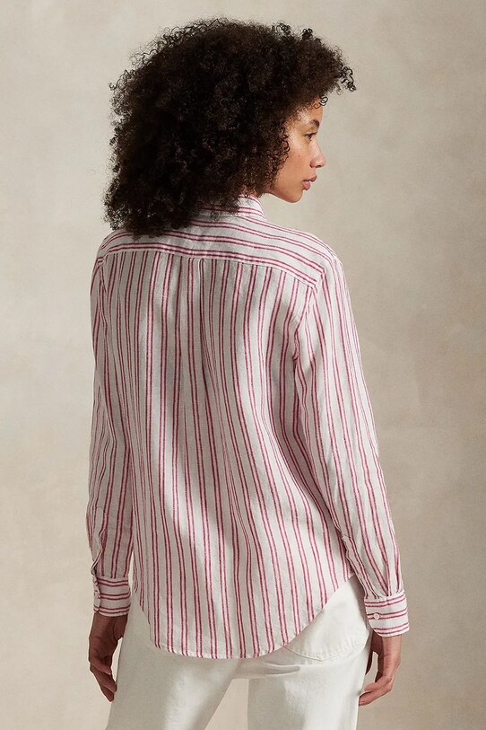 Polo Ralph Lauren linen shirt 211970691 white SS25