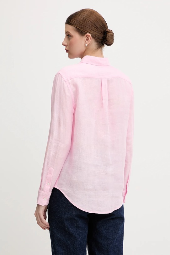 Odjeća Lanena košulja Polo Ralph Lauren 211970730 roza