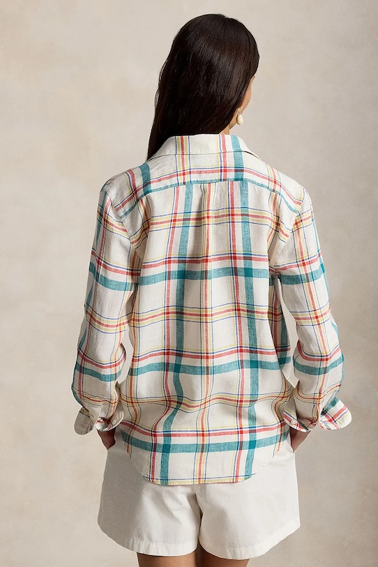 Polo Ralph Lauren koszula damska lniana 211970733 multicolor SS26