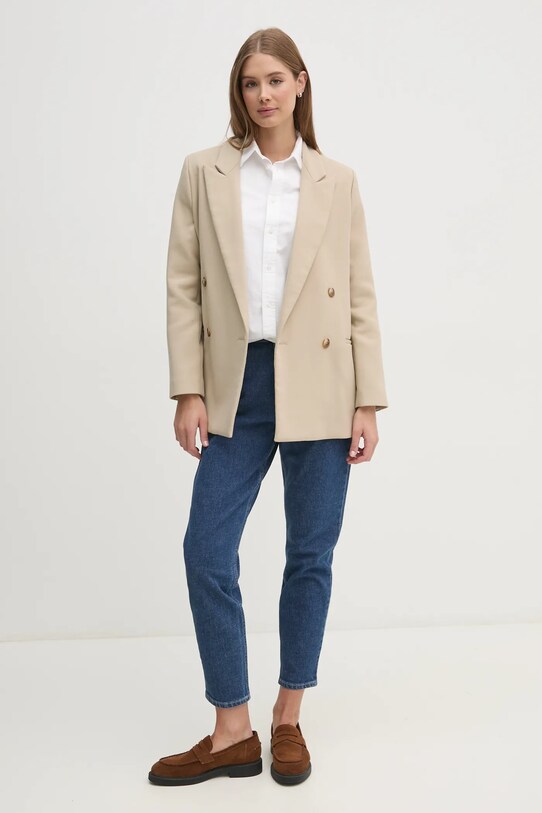 Памучна риза Polo Ralph Lauren 211970736 бял SS25