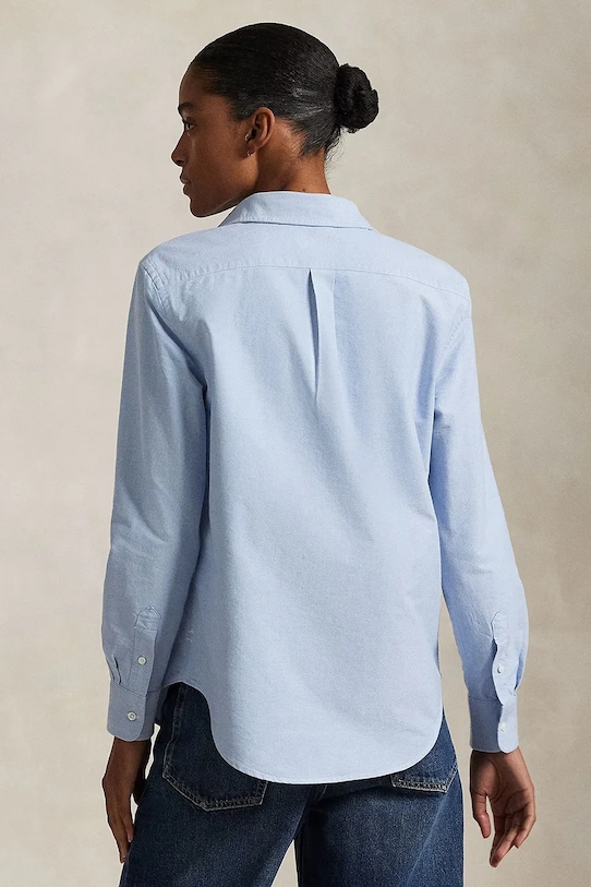 Polo Ralph Lauren koszula bawełniana 211970736 niebieski AW25