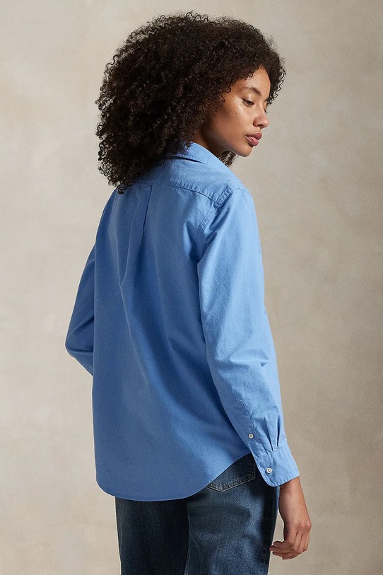 Polo Ralph Lauren koszula bawełniana 211970737 niebieski SS25