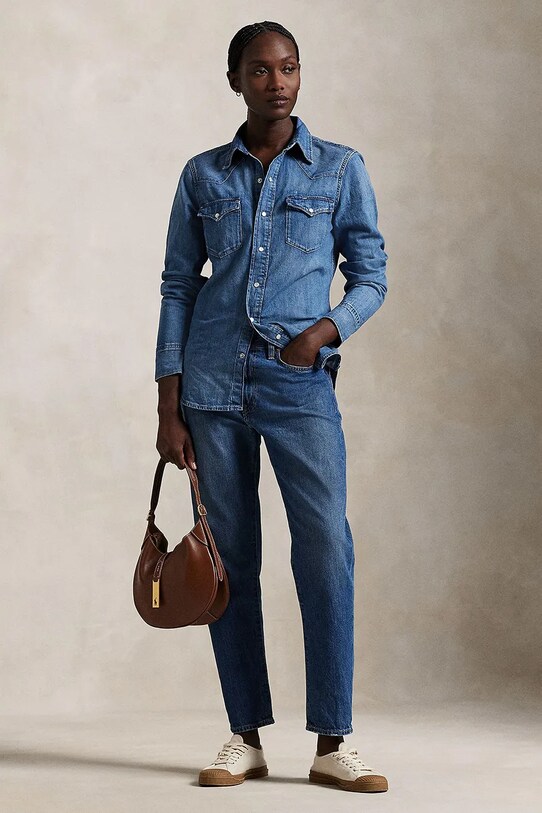 Ruházat Polo Ralph Lauren ing 211969402 kék