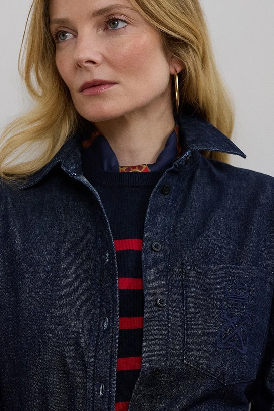 Lauren Ralph Lauren camasa jeans albastru 200957620