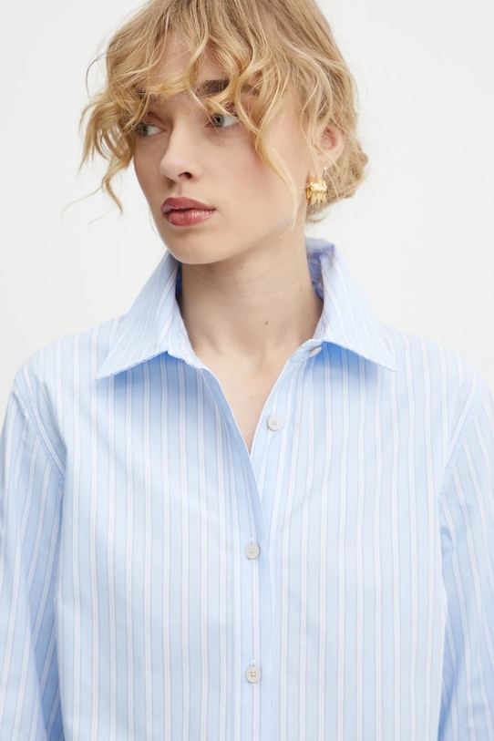 Bavlnená košeľa Won Hundred modrá 3367.14268