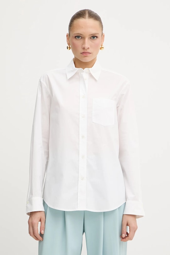 Odzież Pinko koszula bawełniana 105058.A2CR biały