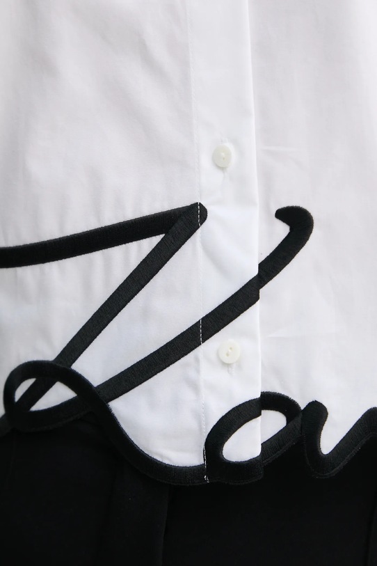 Karl Lagerfeld koszula bawełniana A1W11002 biały