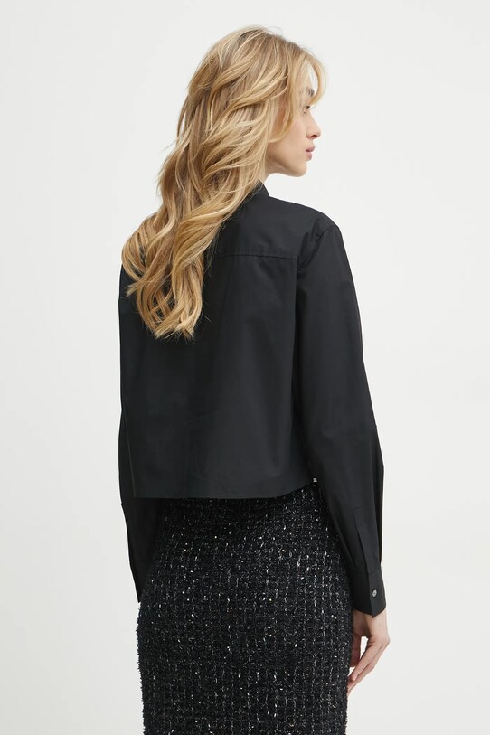 Oblečenie Bavlnená košeľa Karl Lagerfeld A1W11002 čierna