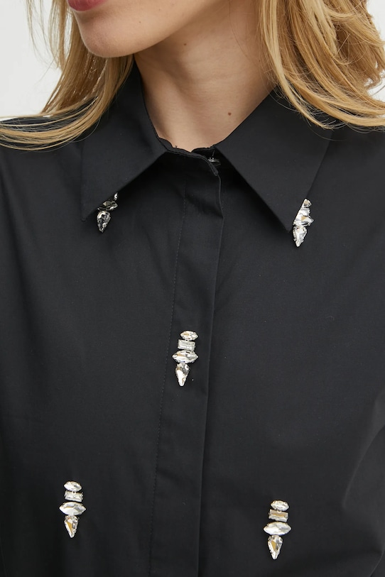 Πουκάμισο Karl Lagerfeld A1W11014 μαύρο