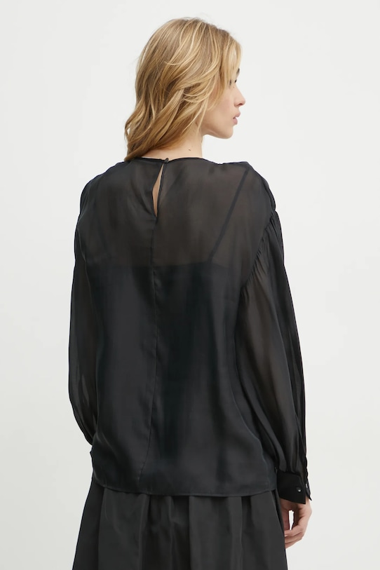 Oblečení Halenka Karl Lagerfeld A1W11015 černá