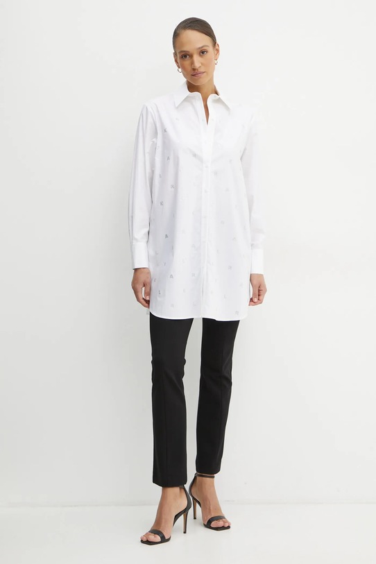 Karl Lagerfeld koszula bawełniana A1W11018 biały SS25