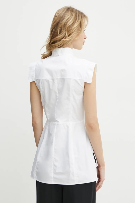 Odzież Karl Lagerfeld koszula bawełniana A1W11023 biały