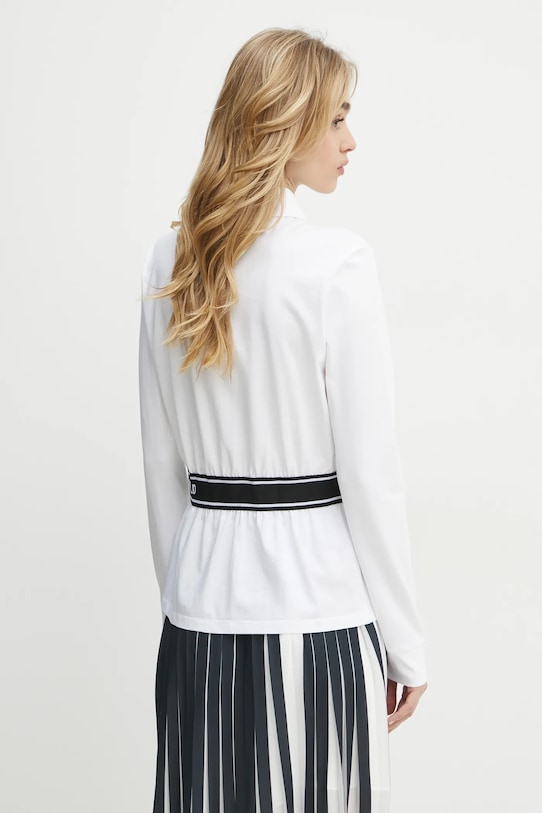 Odzież Karl Lagerfeld koszula bawełniana A1W17067 biały