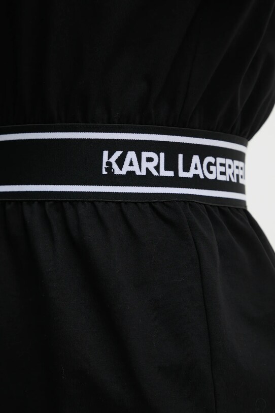 Bavlnená košeľa Karl Lagerfeld A1W17067 čierna