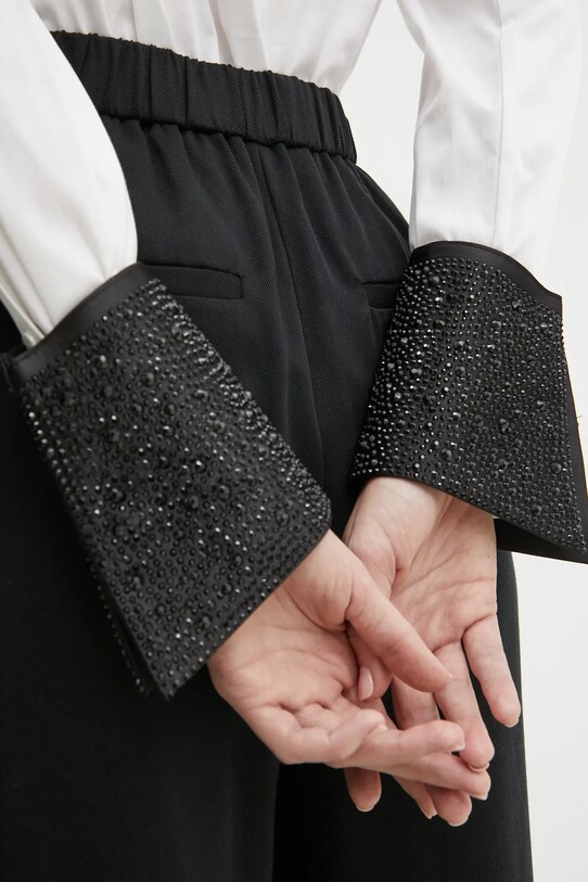 Karl Lagerfeld polsini decorativi altro nero A1W33051