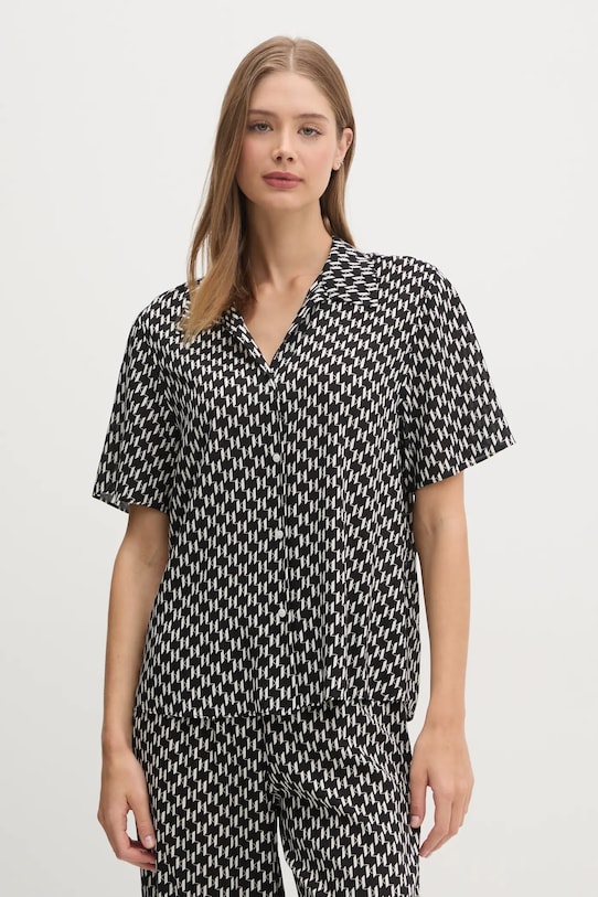 Сорочка Karl Lagerfeld візерунок чорний A1W46044